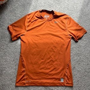 Burn Orange Nike Pro Medium shirt